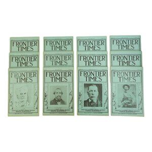 Frontier Times Magazine Reprint Lot Of 12 January - December 1928 Editions
